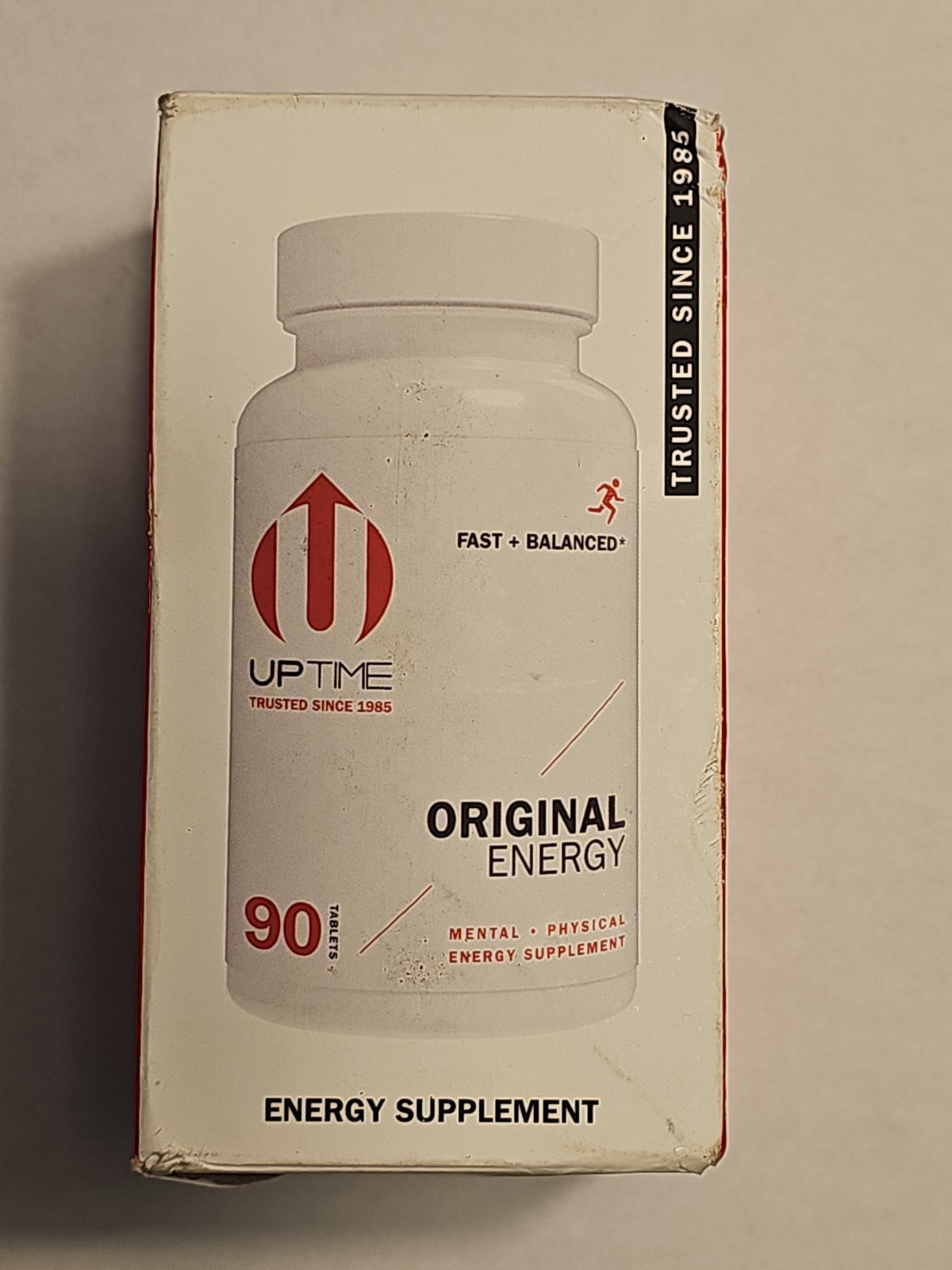 UPTIME Original Energy 90 Tablets Exp 7/2026 Natural Caffeine 200mg Zero Calorie