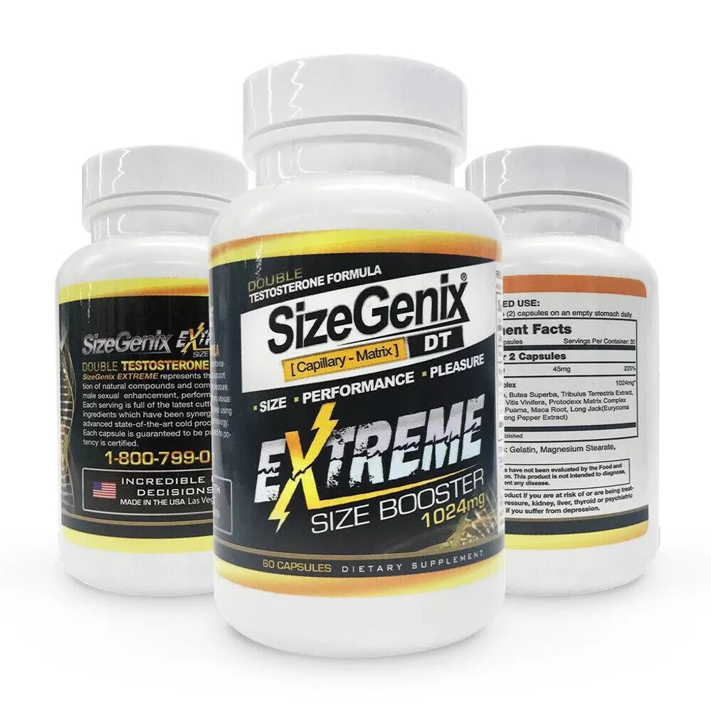 Size Genix Tabs Men’s Health Supplement 3 botol X 60 Capsule(Free ship from USA)
