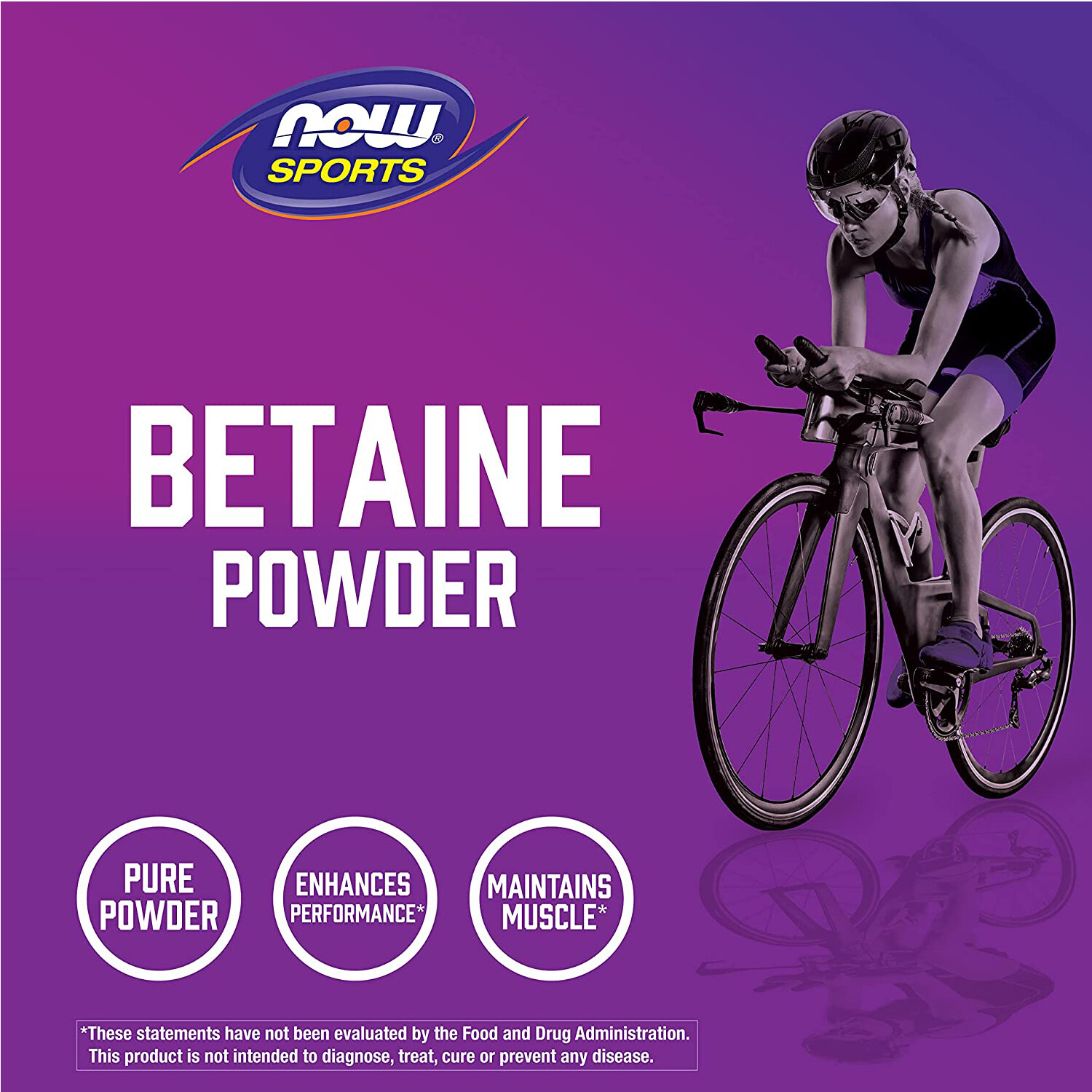 NOW Sports Nutrition,Betaine Powder, Endurance,Performance,Maintains Muscle*,6OZ