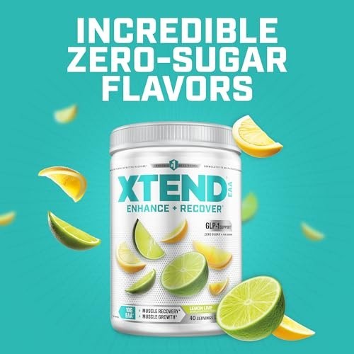 EAA BCAA Powder for Muscle Recovery & Lean Growth | 10g EAAs | Lemon Lime Flavor