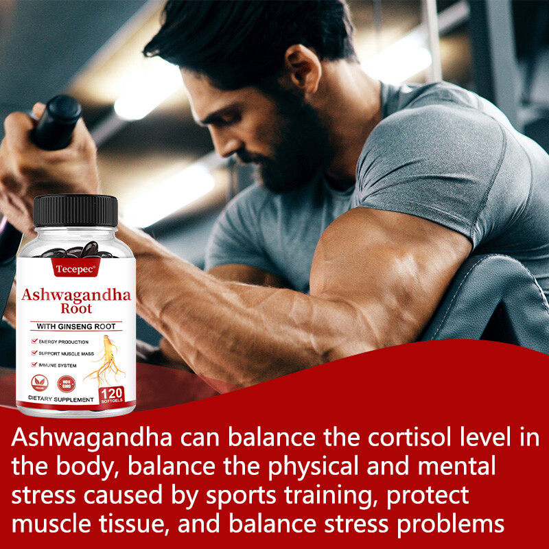 Ashwagandha Root with Ginseng Root Organic Male Herbal Supplement