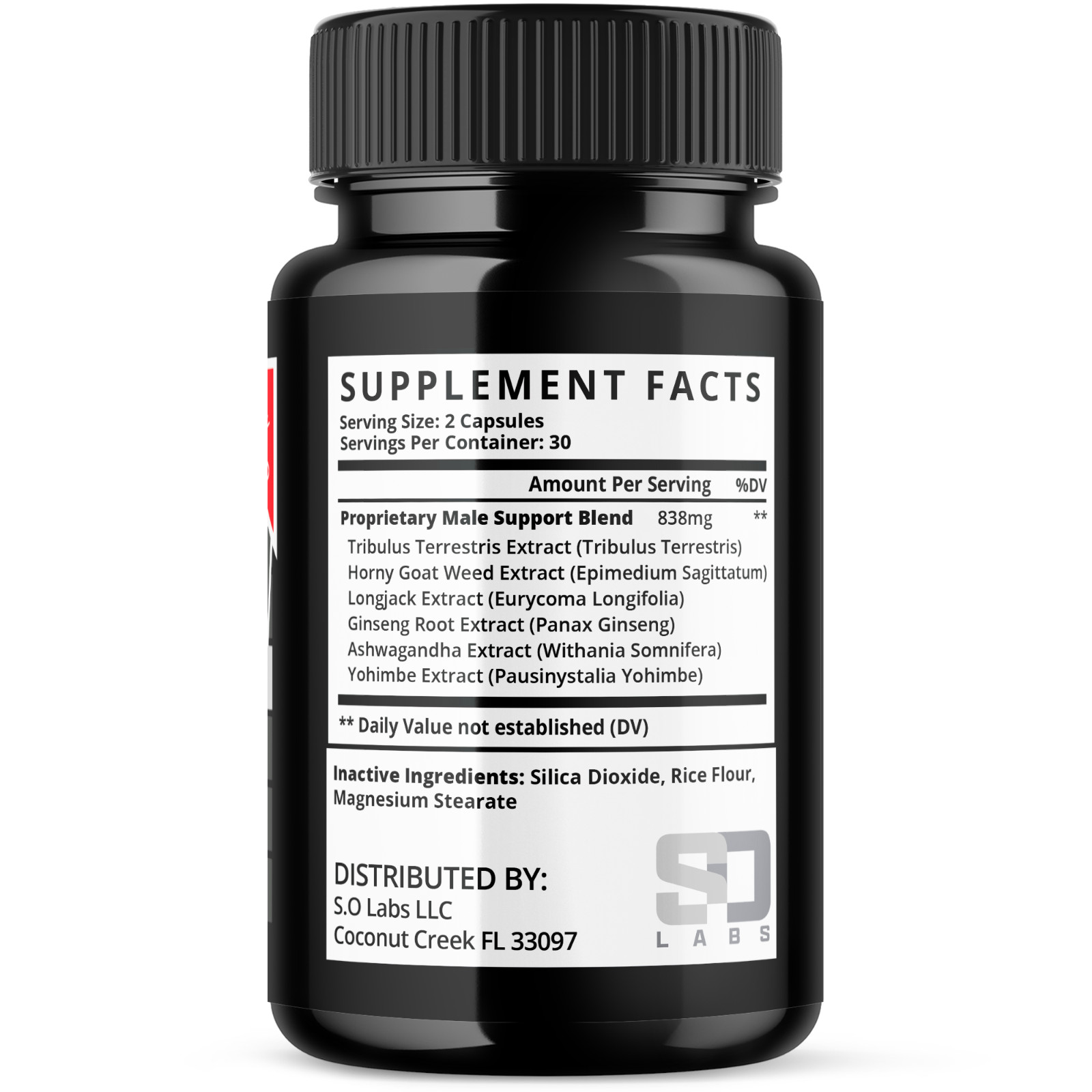 Male Extra Performance Supplement, MaleExtra for Enhancement 180 Capsules 3 Pack