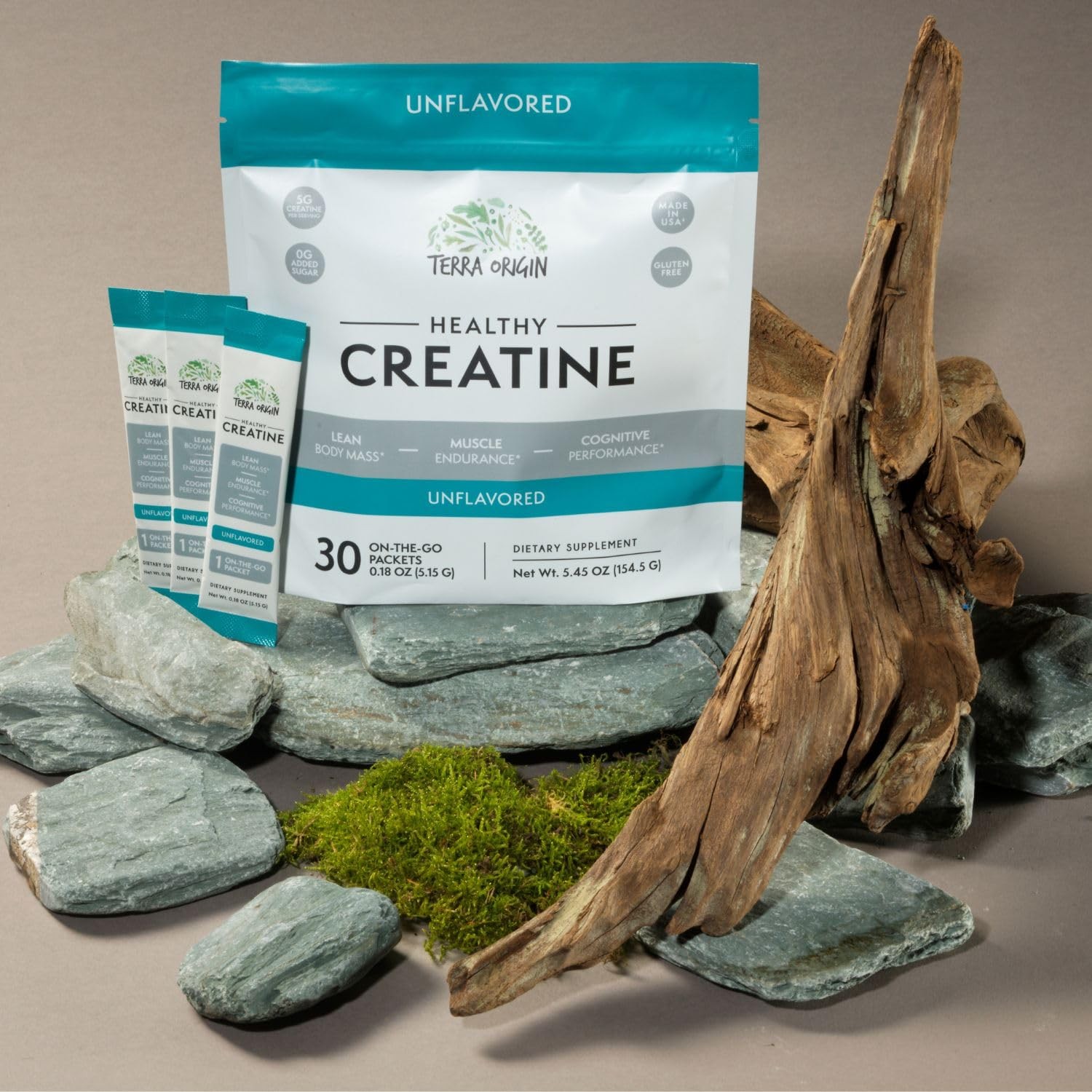 Healthy Creatine Micronized Monohydrate Powder | 30 Stick Packs | Support for…