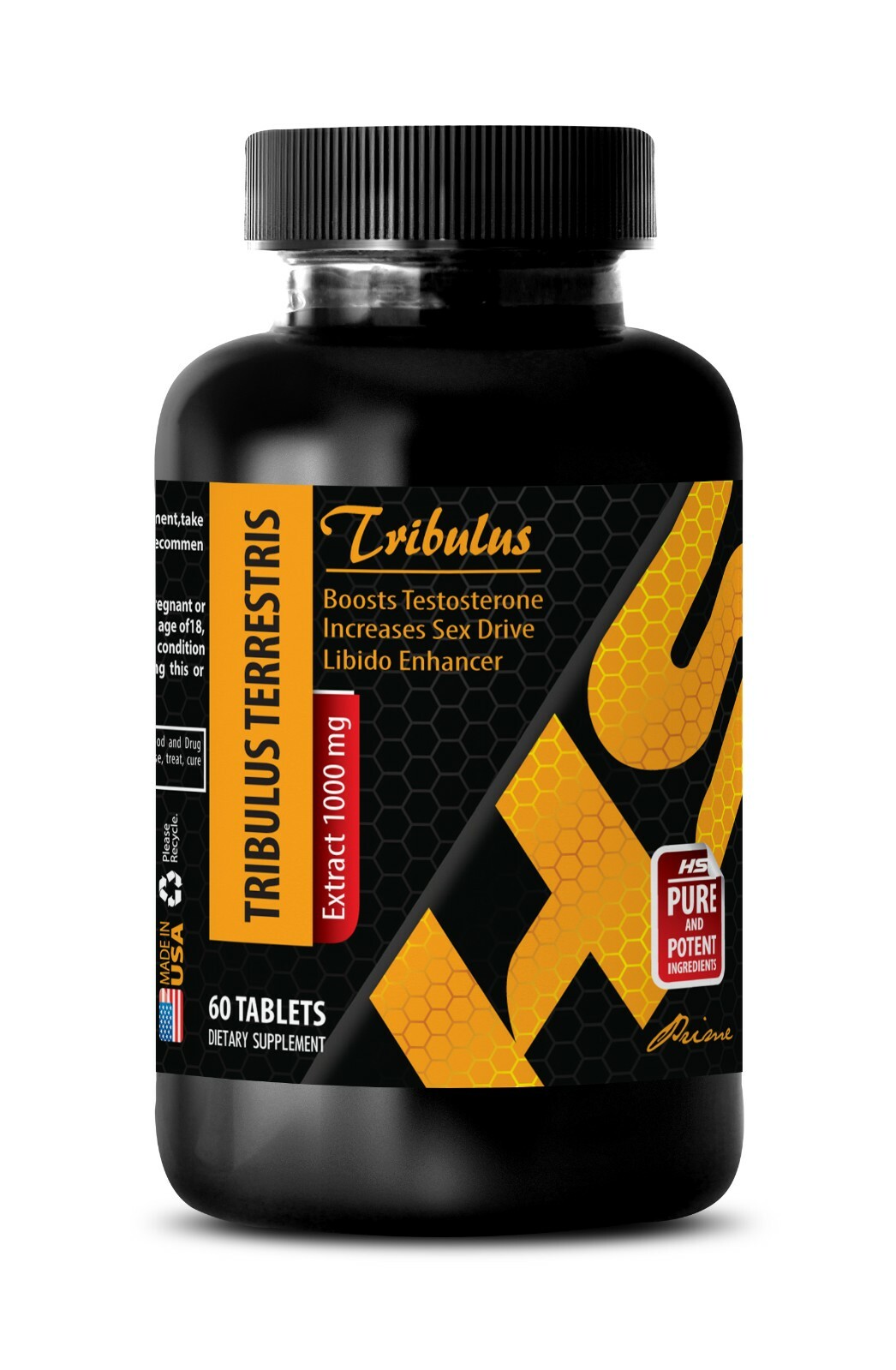 Strongest Testosterone Booster Tribulus Terrestris 1000mg – 1 Bottle 60 Tablets
