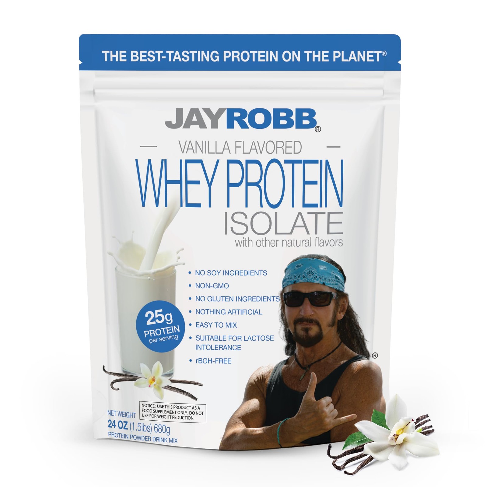 JAYROBB Whey Protein 1.5 Pound Vanilla
