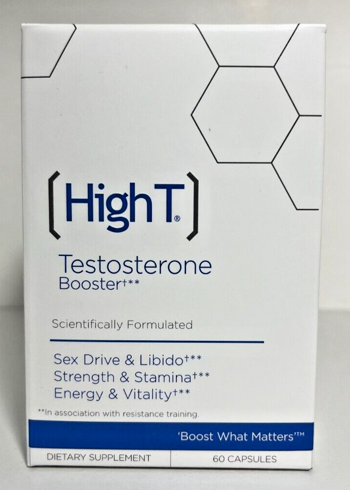 High T HighT Testosterone Booster Sex Drive Stamina Vitality 60 Capsules New