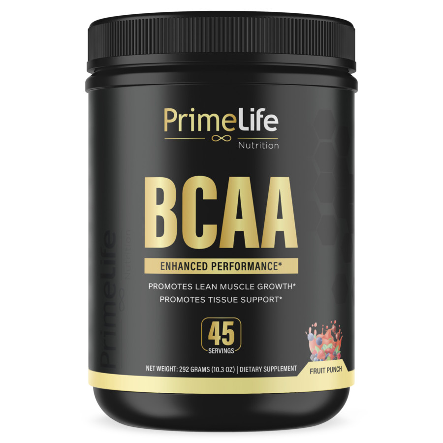 BCAA Recover & Fat Burner Metabolism Support Primelife 45 Servings Fruit Punch