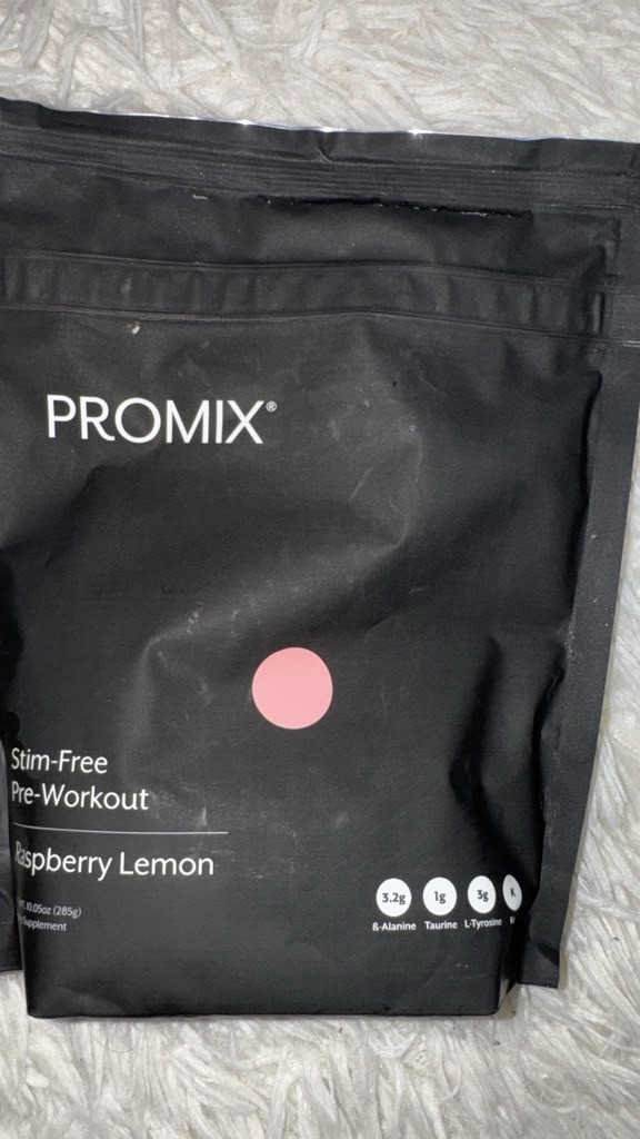 PROMIX Stim-Free Pre-Workout Raspberry Lemon Powder 10.05 oz (285g)