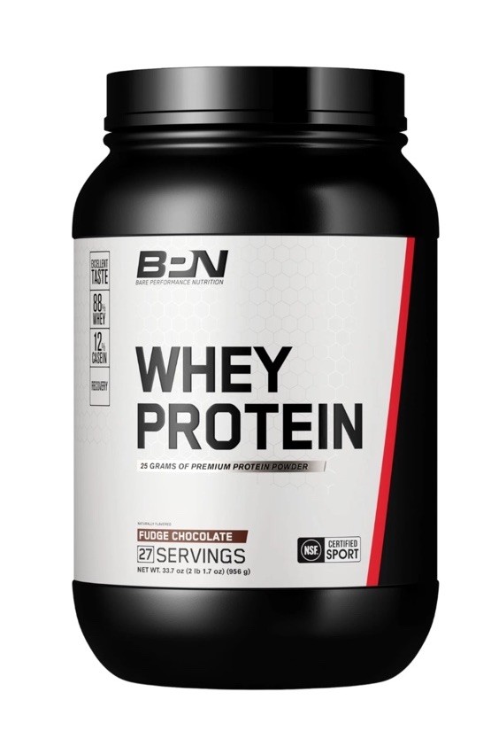 BARE PERFORMANCE NUTRITION BPN Whey Protein + Casein Protein Powder Blend Fud…