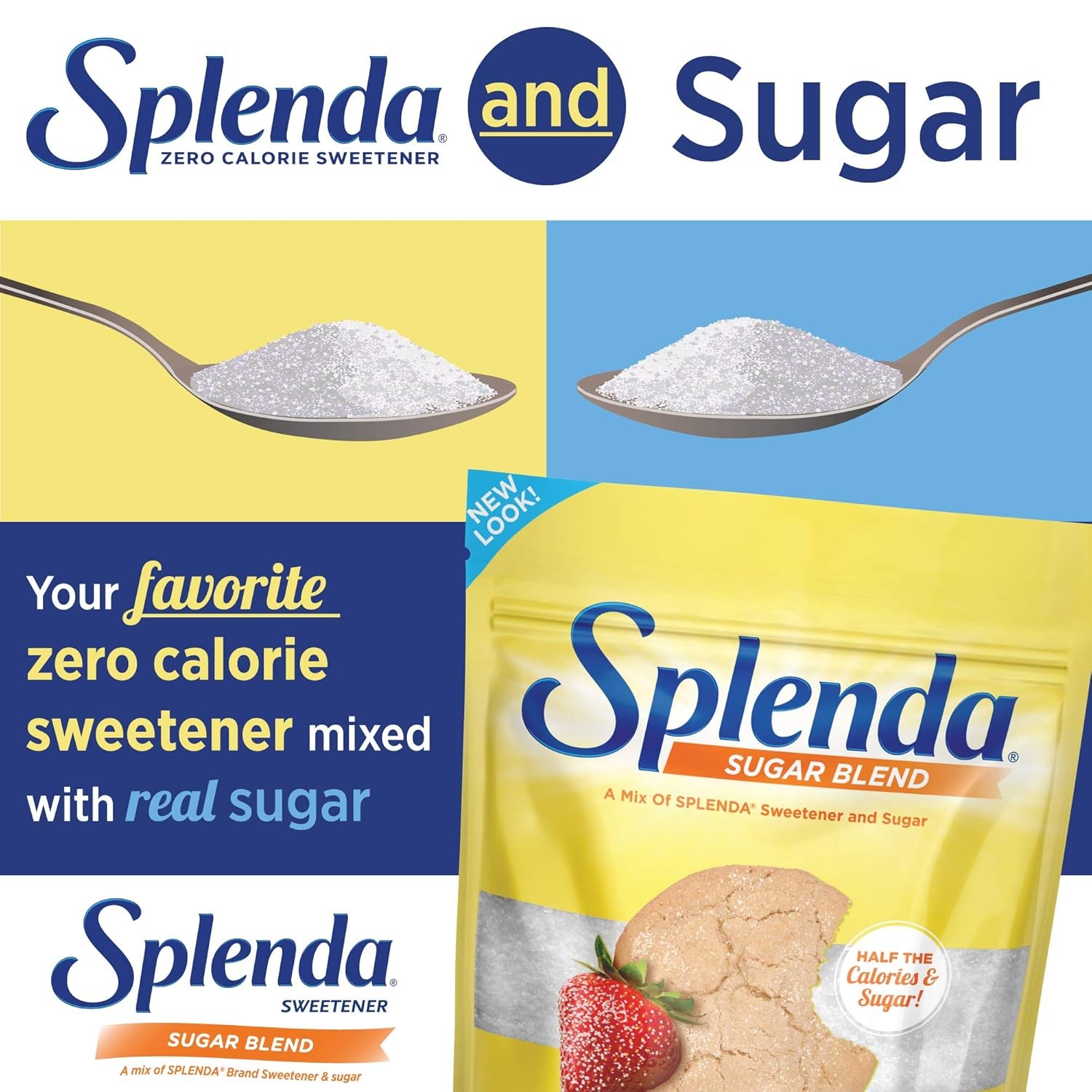 SPLENDA Low Calorie Sweetener for Baking Resealable Bag, 32 Ounce (Pack of 1)