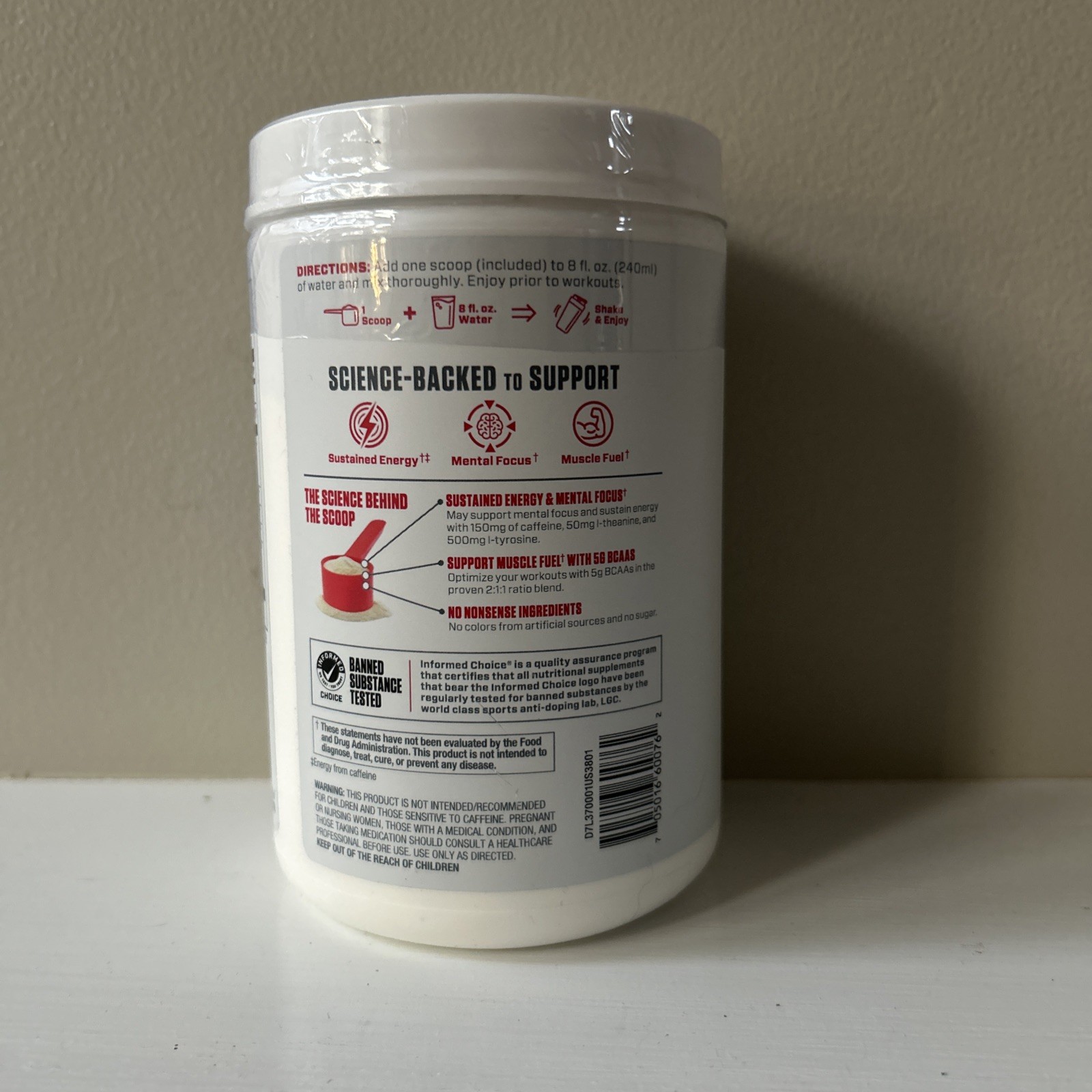 Dymatize Energyze Pre-Workout Lemon Lime 30 Servings 14.1 oz BBD 02/27