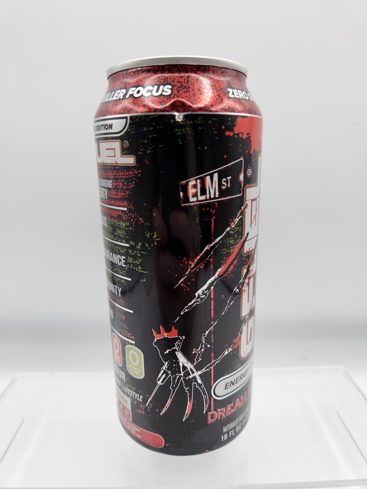 G Fuel Nightmare on Elm Street Energy Drink Dream Demon 16 Fl Oz Limited Edition