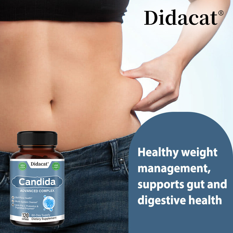 Candida Advanced Probiotic Support Intestinal Health Bacterial Balance 120 Pills