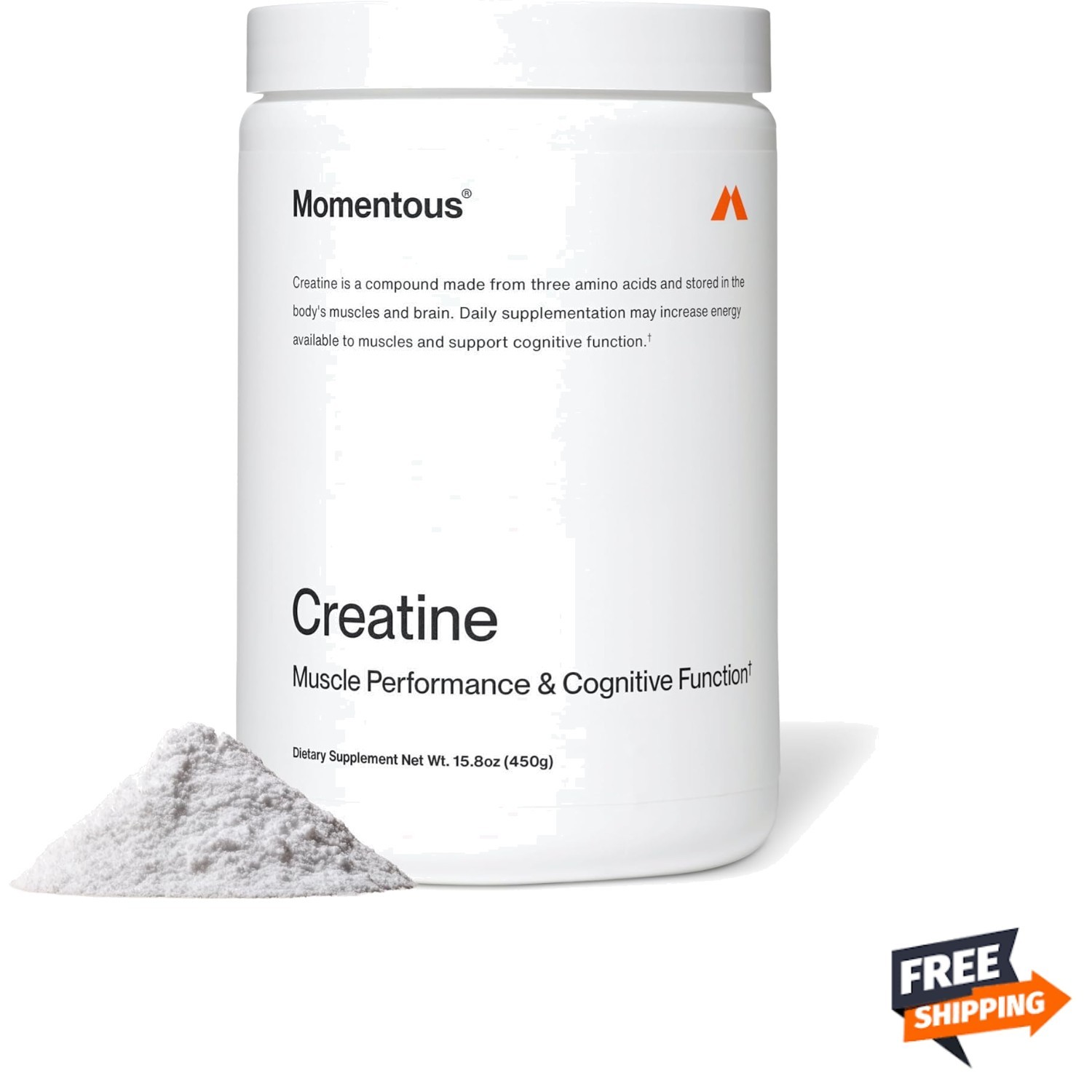 Creatine Monohydrate Powder – , Gluten Free – 90 Servings for Muscle & Energy