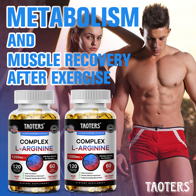 L-arginin + citrulline | Nitric oxide dual-effect formula | 120 Capsules