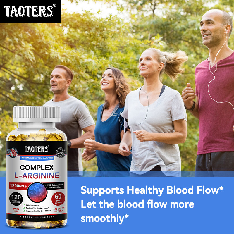 L-arginin + citrulline | Nitric oxide dual-effect formula | 120 Capsules
