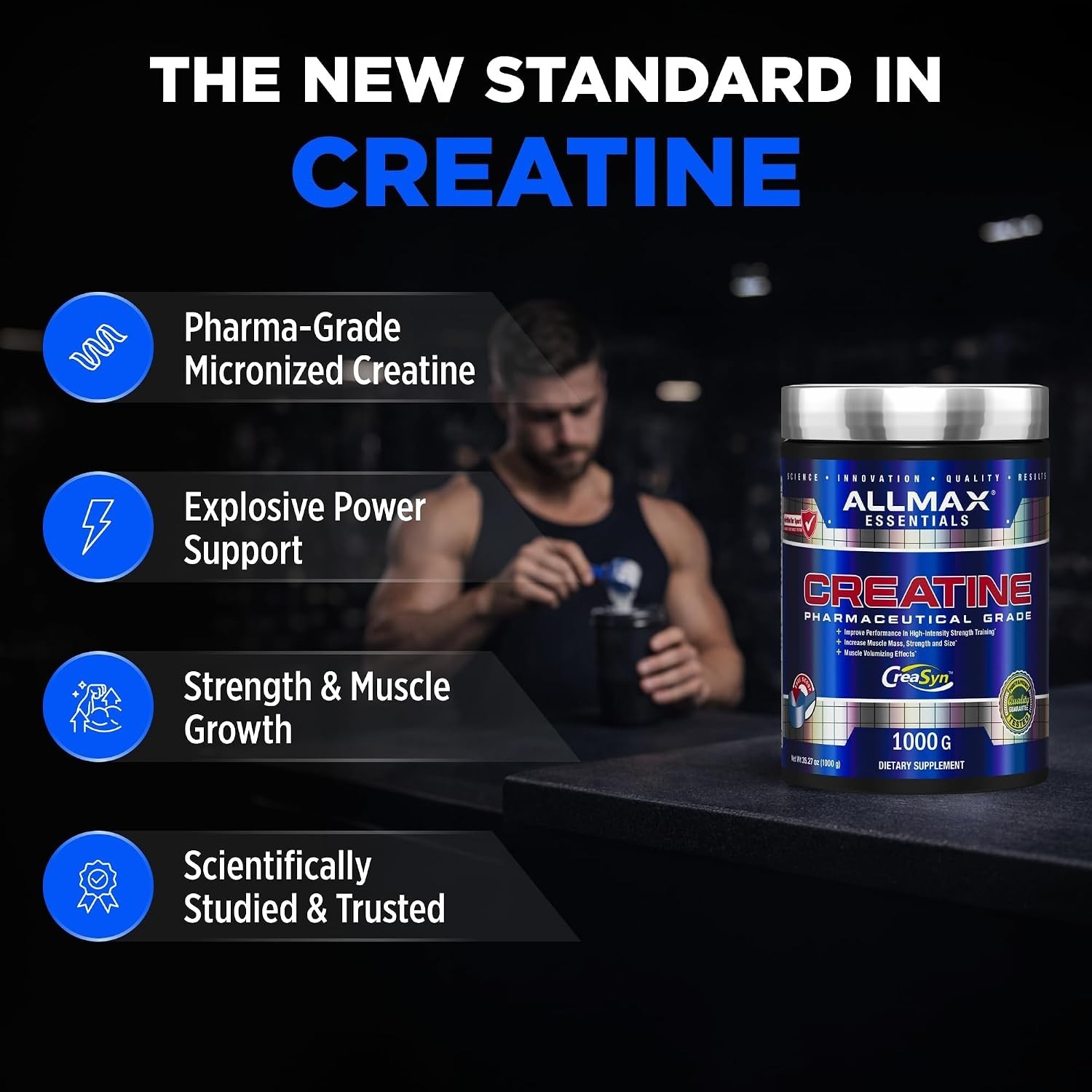 Pure Micronized Creatine Monohydrate Powder