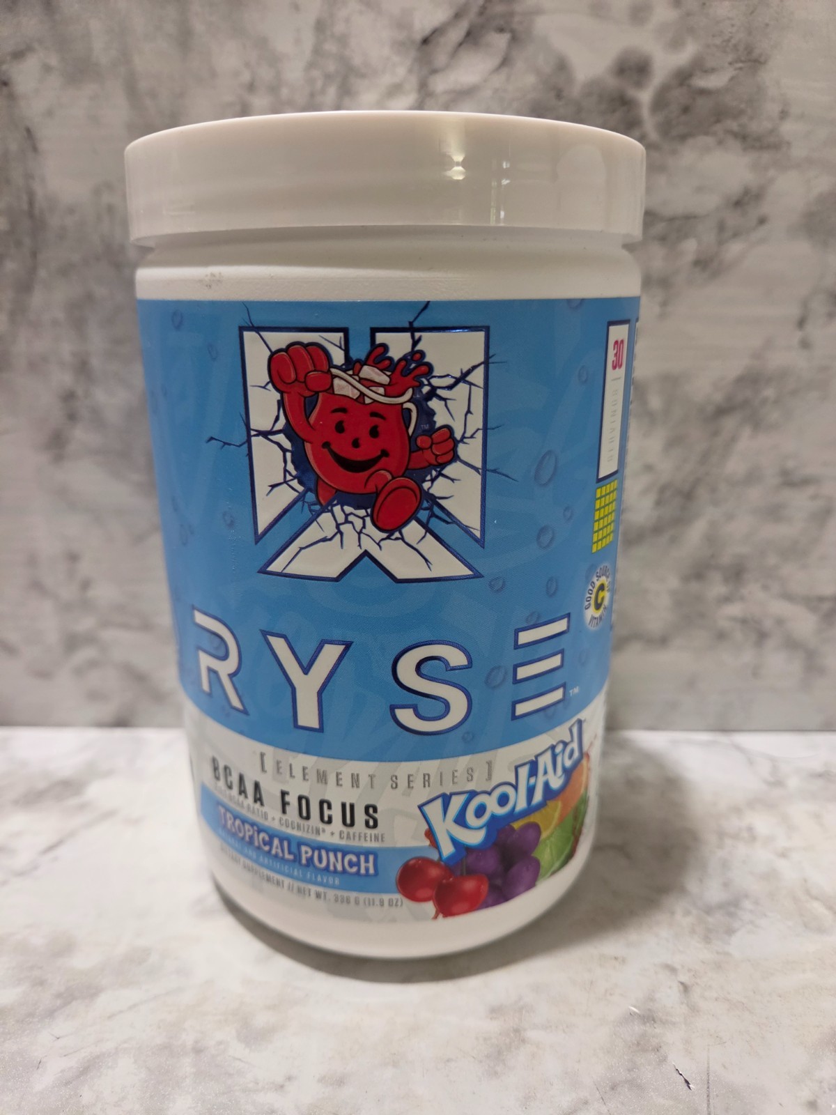 Ryse Element Series BCAA Focus Tropical Punch Kool-Aid 11.9 OZ 6/2027