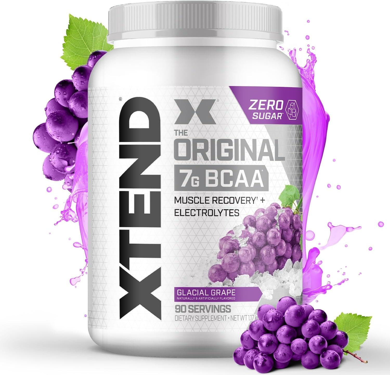 Original BCAA Powder, 7G Bcaas and 2.5G L-Glutamine for Muscle Recovery Hydratio