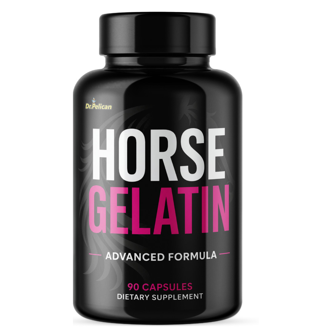 Horse Gelatin- Bodybuilding & Men’s Health Support- 90 Capsules