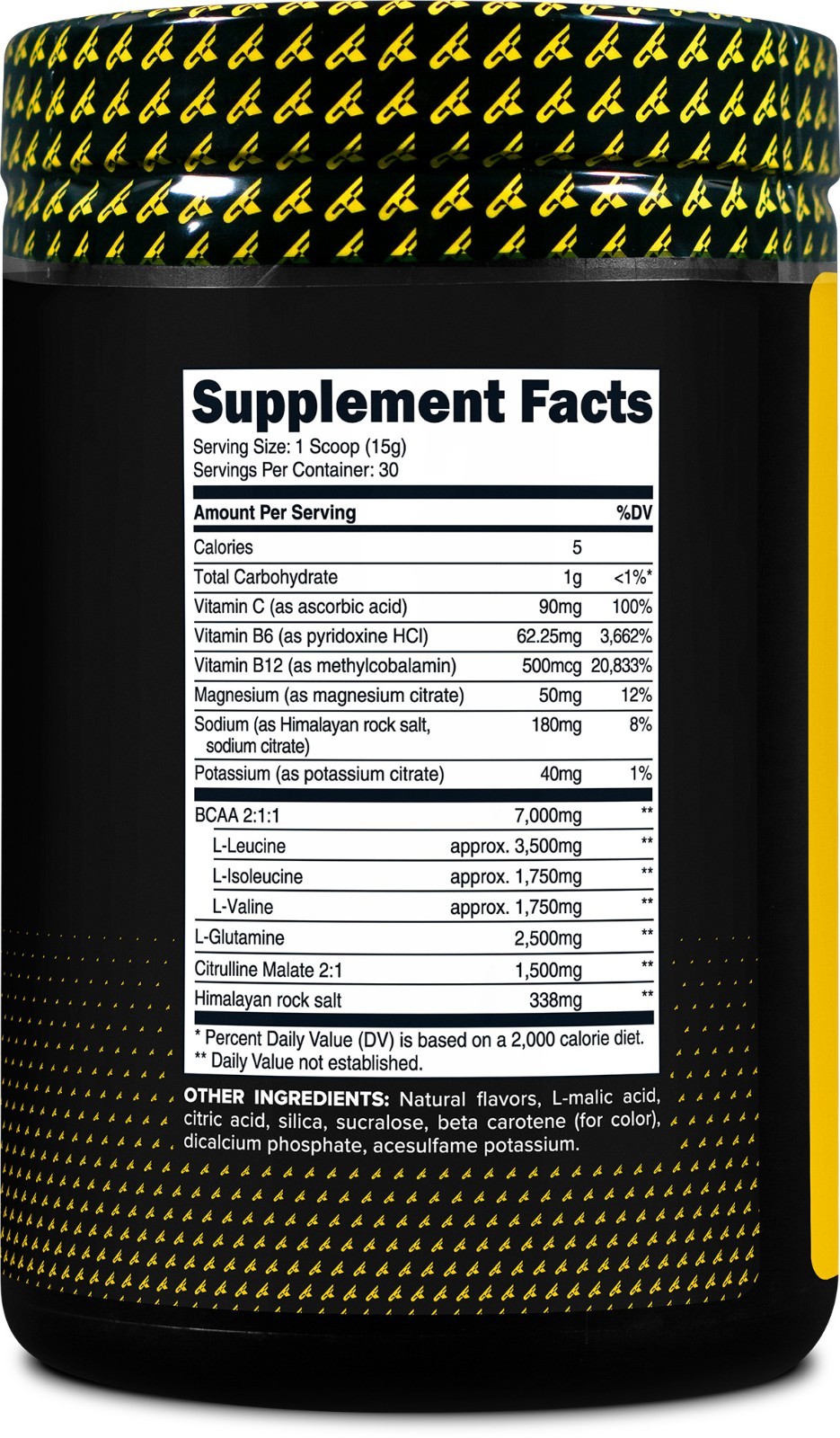 PrimaForce BCAA Powder (Pineapple Mango) – 2:1:1 BCAAs, Post-Workout Recovery