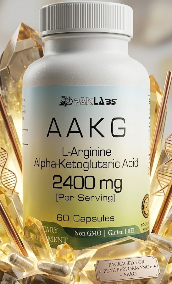 AAKG Alpha Ketoglutaric Acid Capsules 2400mg Per Serving – Super Potency