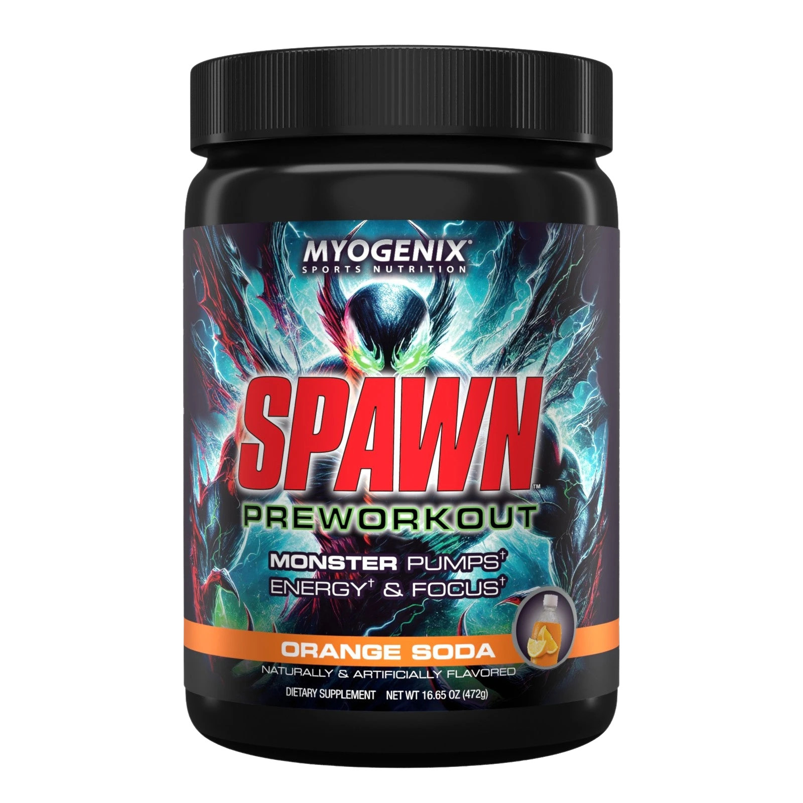 MYOGENIX SPORTS NUTRITION SPAWN Preworkout Monster Pumps Energy Focus