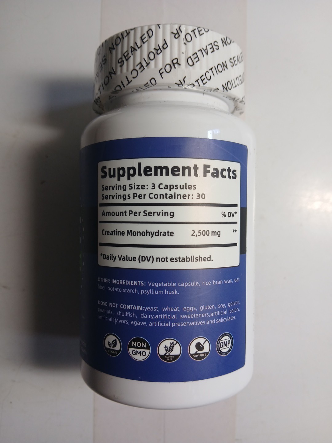 NoavII Creatine Monohydrate Muscle Gain 90 Capsules Exp. 07/2026