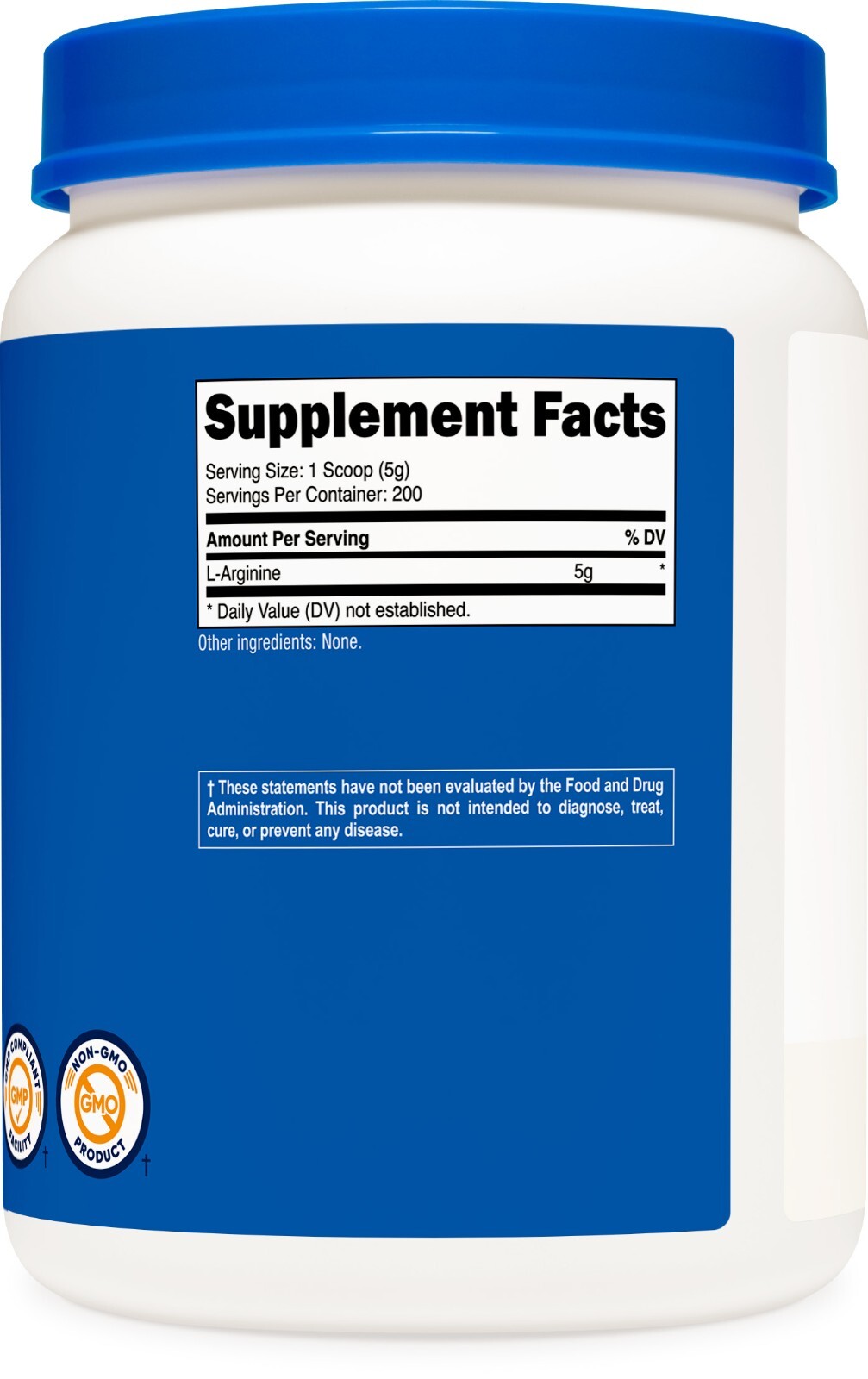 Nutricost L-Arginine (1 KG) – Pure L-Arginine Powder – 5000mg Per Serving