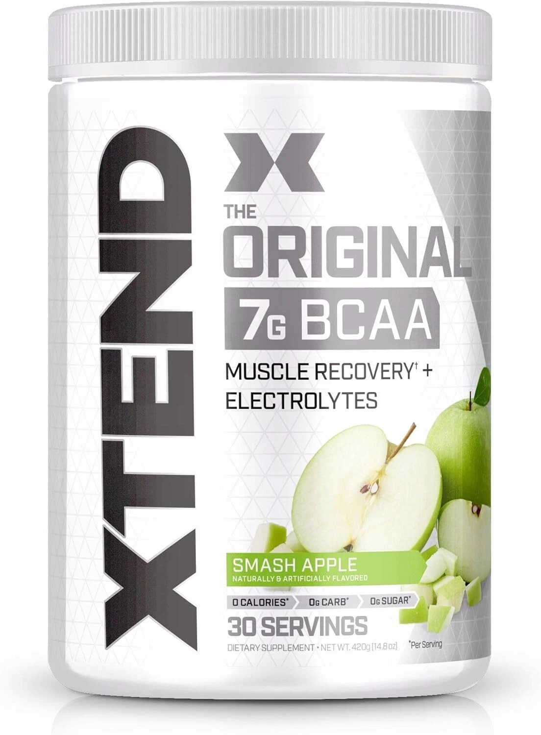 XTEND The Original 7G BCAA, Natural Zero Smash Apple, 14.3 oz (405g)