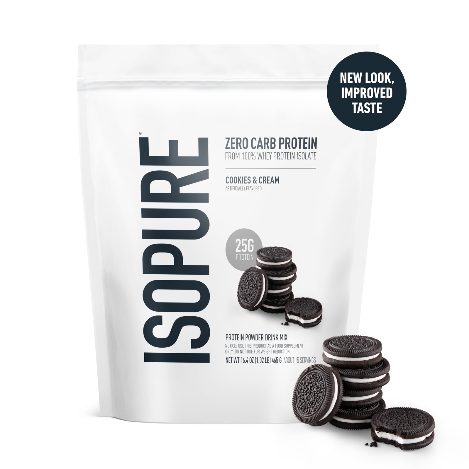 Isopure Zero Carb 100% Pure Whey Isolate Protein Powder, Gluten Free, With Vi…
