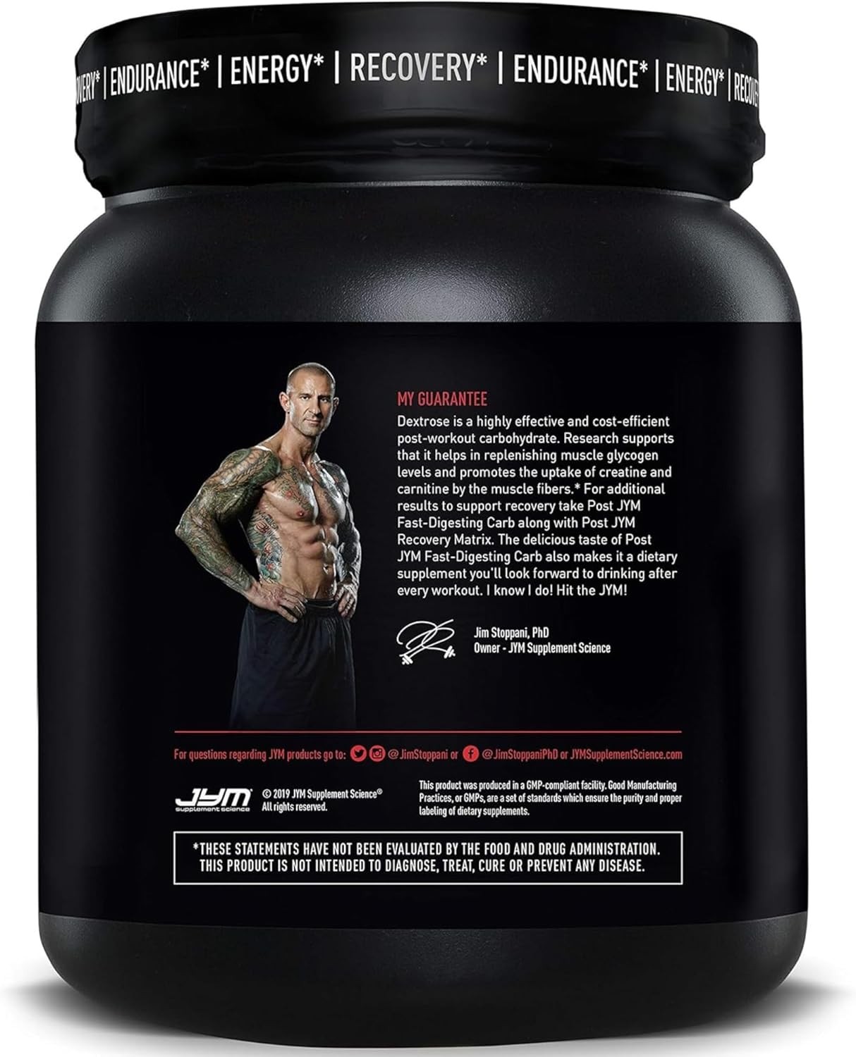 Carb Fast Digesting Post Workout Recovery Powder- Pre Workout Protein