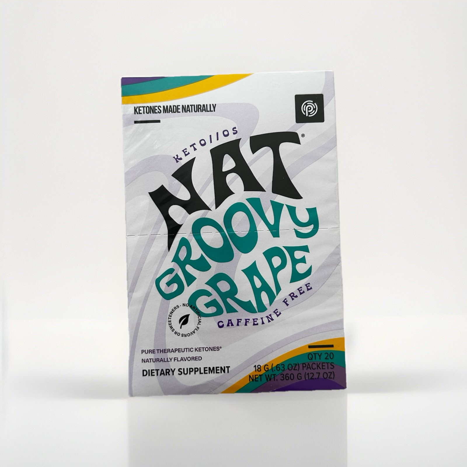 Pruvit OSNAT Ketones GROOVY GRAPE CAFFEINE FREE. 20 PACKS. EXP: 03/2026