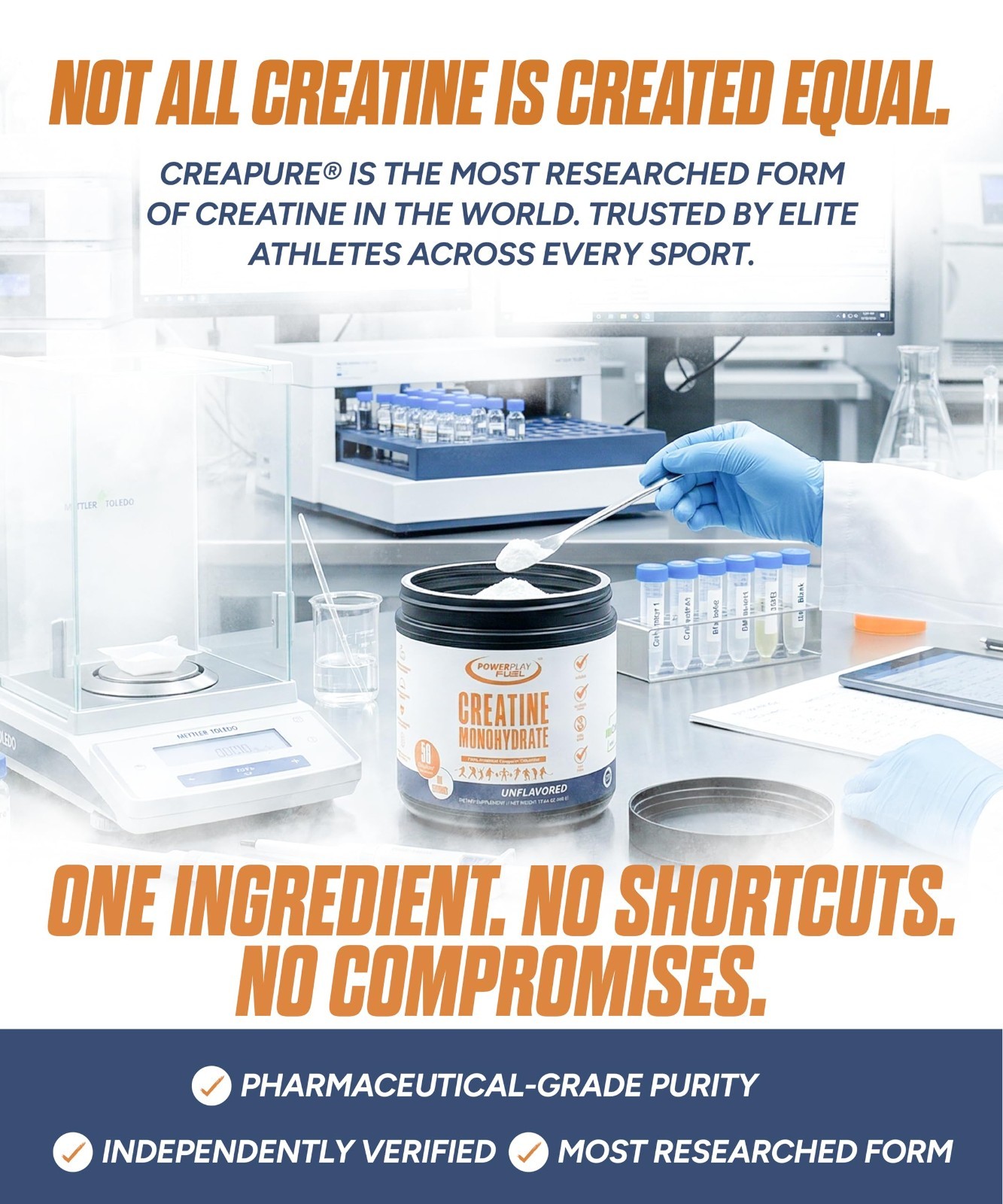 Pure Micronized Creatine Monohydrate Powder – Boost Muscle Strength & Recovery,