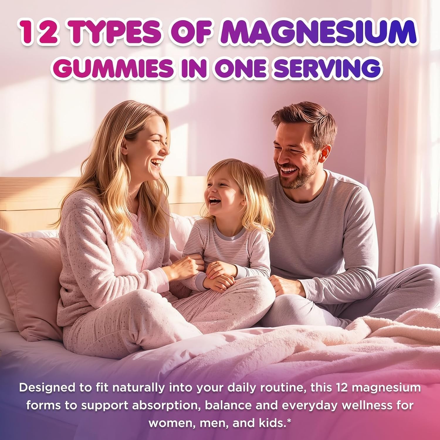 Magnesium Complex 12 in 1 Magnesium Gummies ~ 700mg ~ Glycinate, Citrate & More