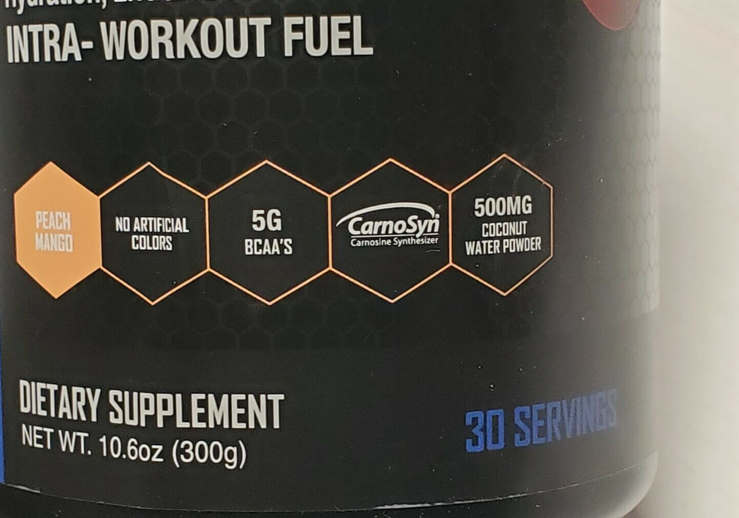 MFIT SUPPS – MENACE – Intra-Workout – Peach Mango – 30 Servings – Exp 12/2024