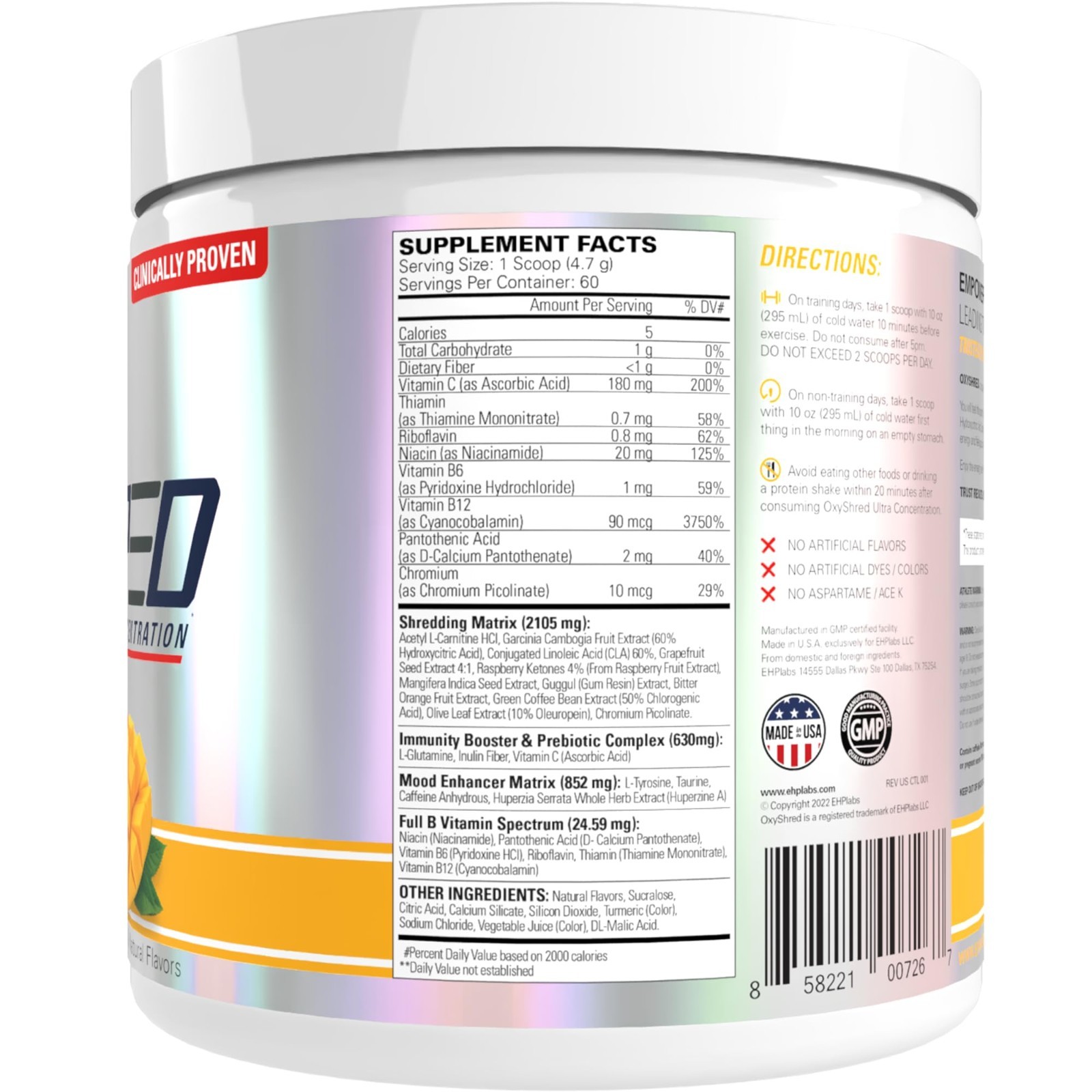 Pre Workout Powder with L Glutamine & Acetyl L Carnitine – Energy Boost Drink, M