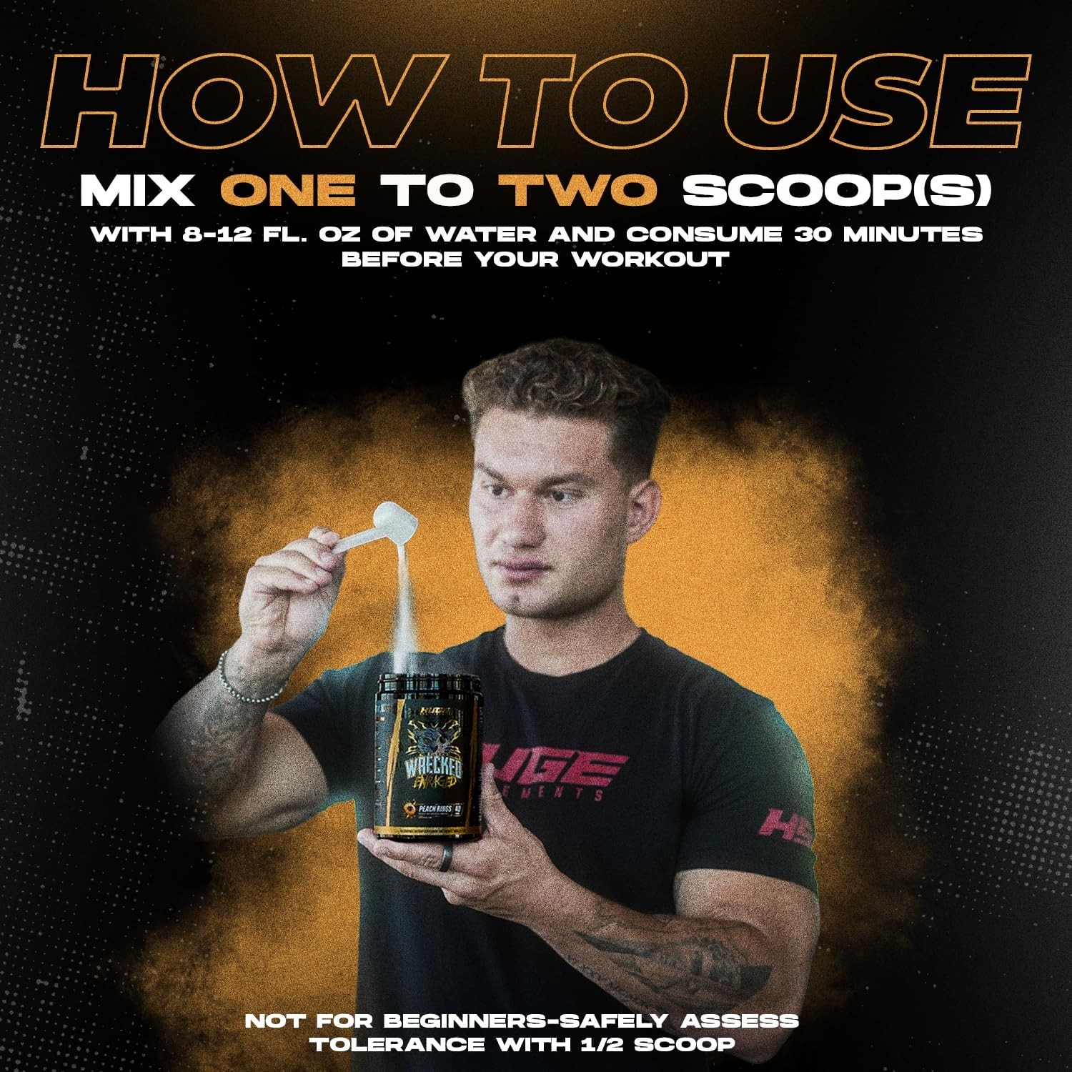 High-Stim Pre Workout Powder – Intense Energy, Focus & Strength – 40 Servings