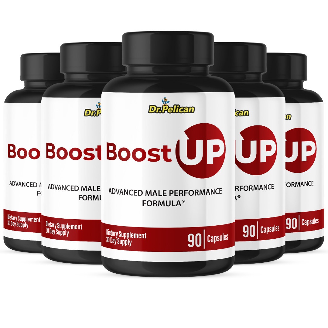 Boost Up- Bodybuilding & Men’s Health Support- 5 Bottles- 450 Capsules