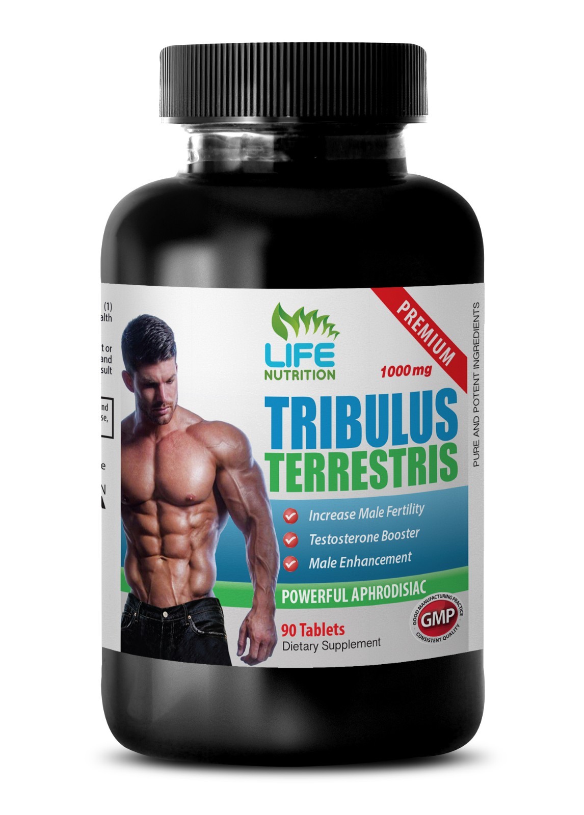 Tribulus Terrestris 1000 Dietary Supplement.Muscle Mass.Testosterone level 1B