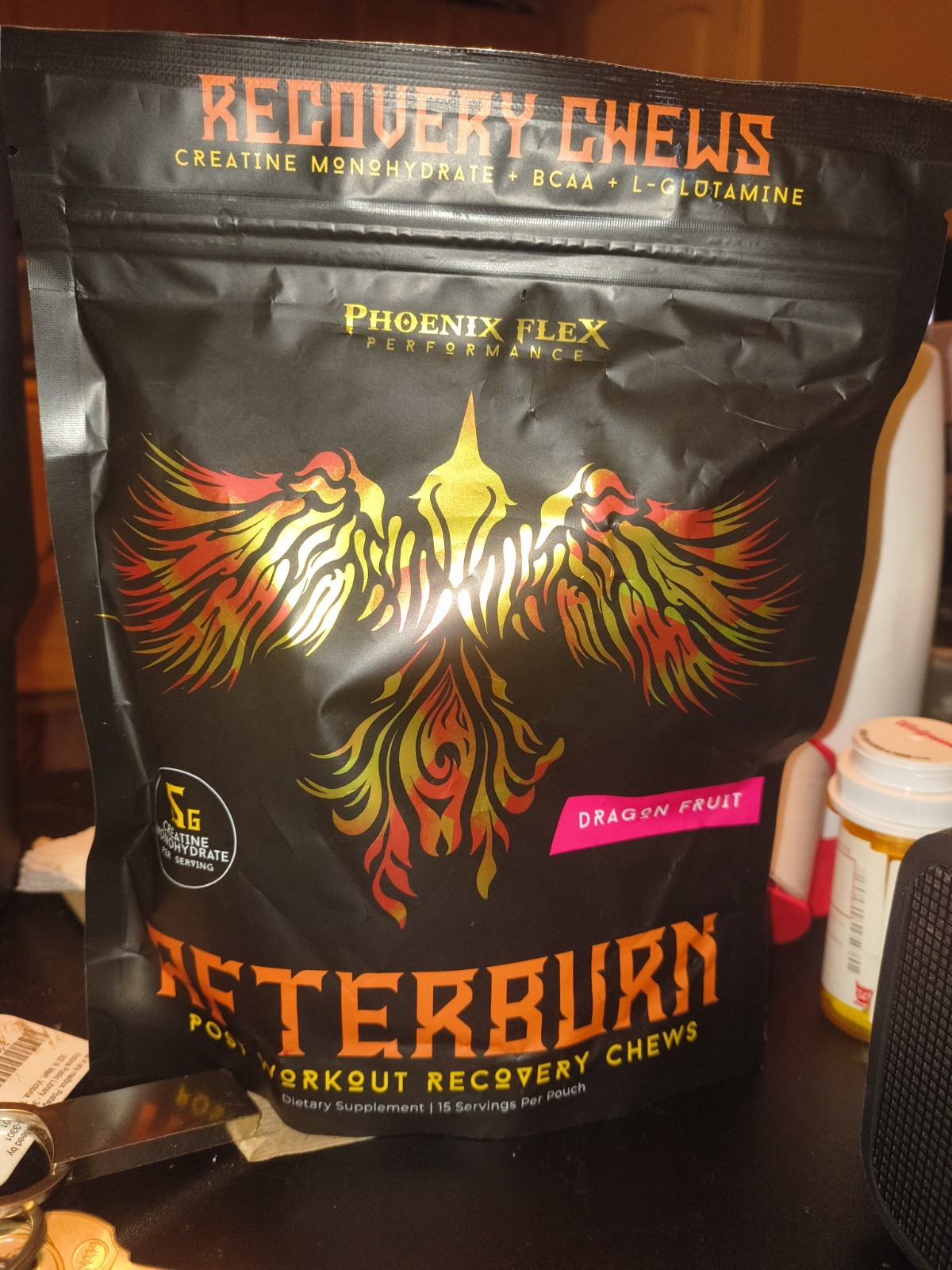 Phoenix Flex Performance Afterburn Chews Dragon Fruit. 13 pks.