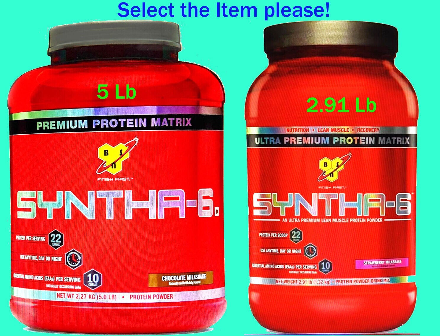 BSN Syntha-6 Protein Powder Supplements *Pick Flavor & Size* & MORE