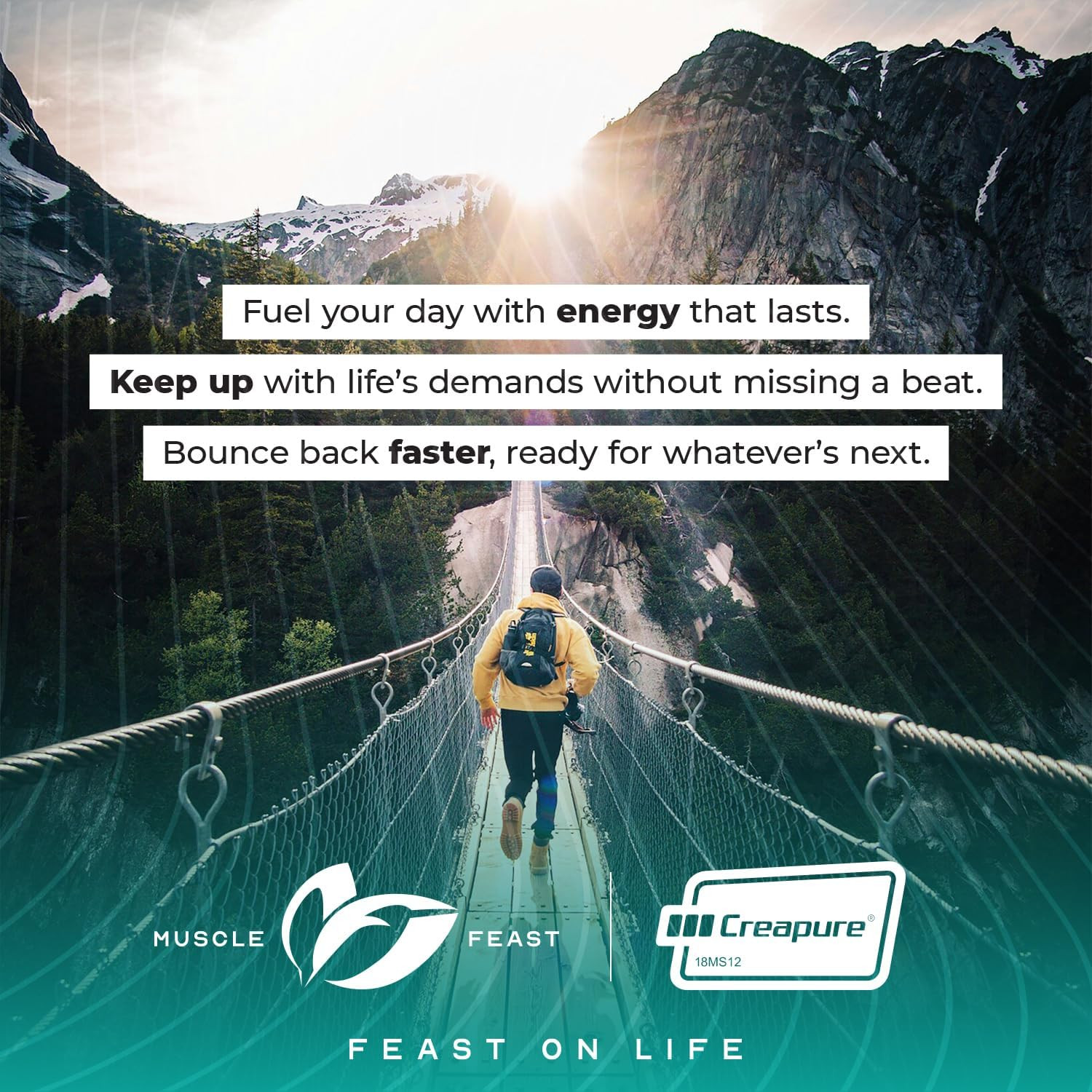 Creapure Creatine Monohydrate Powder, Vegan Keto Friendly Gluten-Free Easy to…