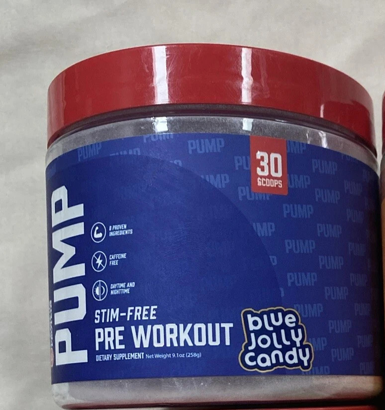 Campus Protein Pump Pre Workout Peach Green Apple Blue Jolly Candy Epx 10/26