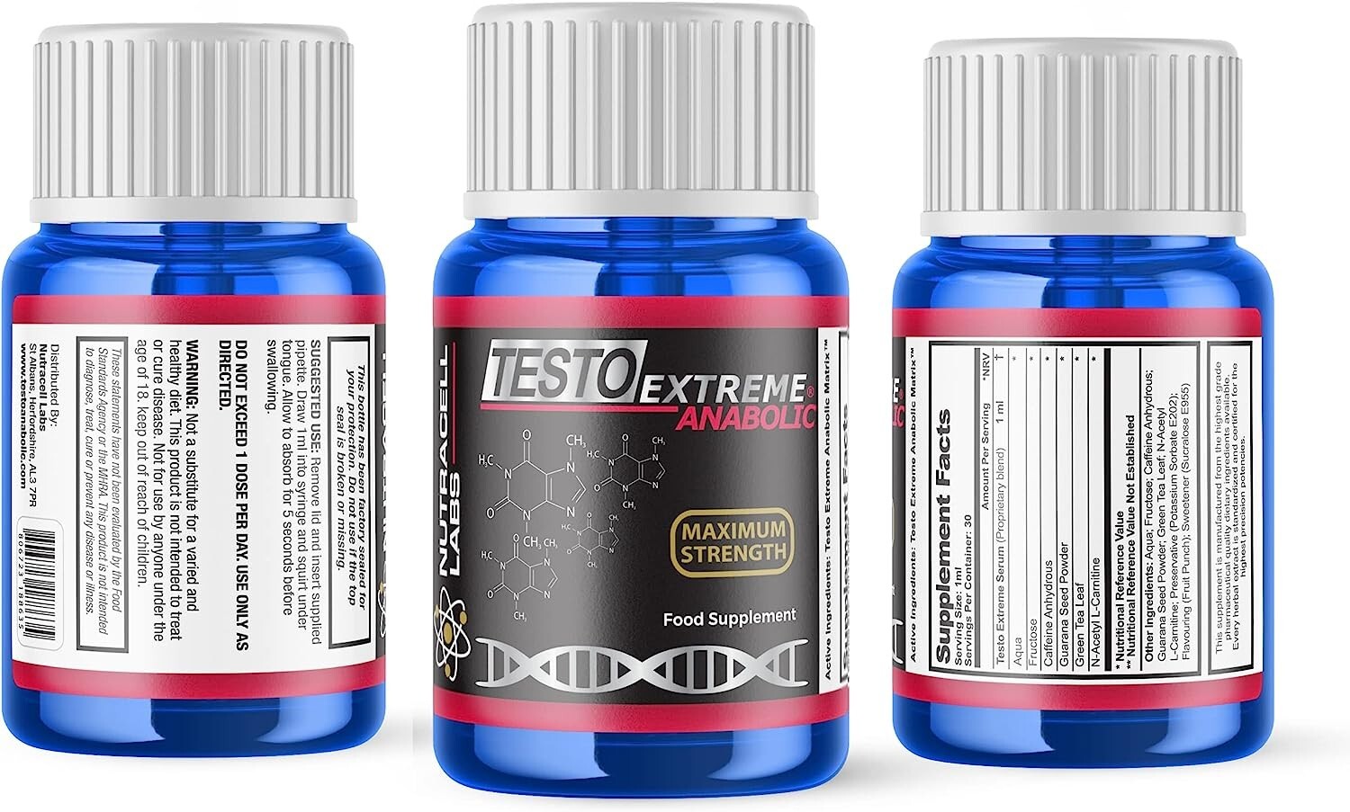 FULL DOSED Testosterone Booster for Men increase Muscle Mass Goals $68