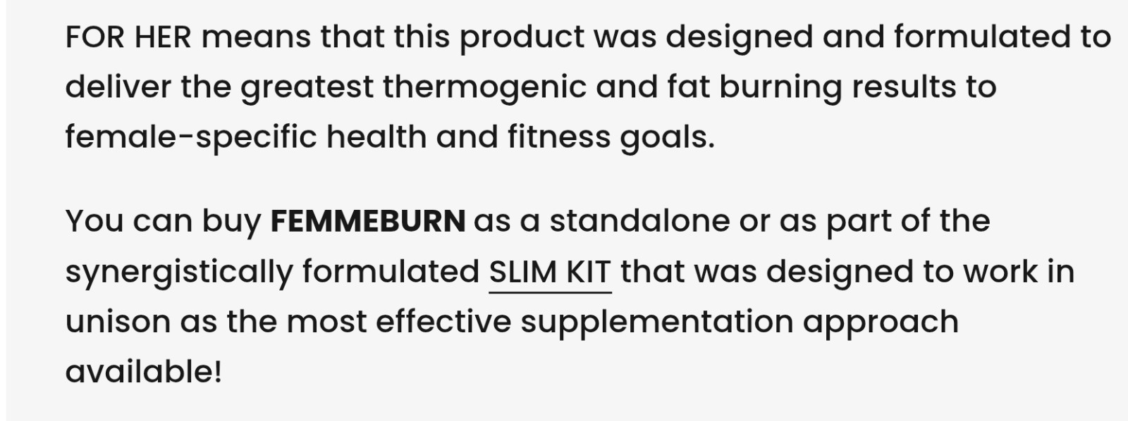 MuscleSport FEMMEBURN HER SERIESThermo Fat Burner 90 Caps(30 Serv) BEST BY 10/26