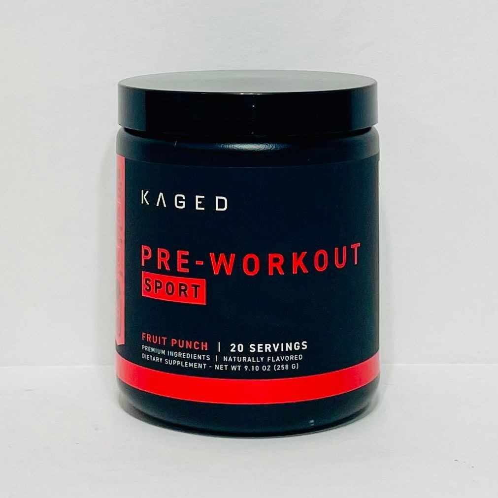 Kaged Muscle Pre-Workout Sport Dietary Supplement Fruit Punch 9.1 oz (Exp 06/27)