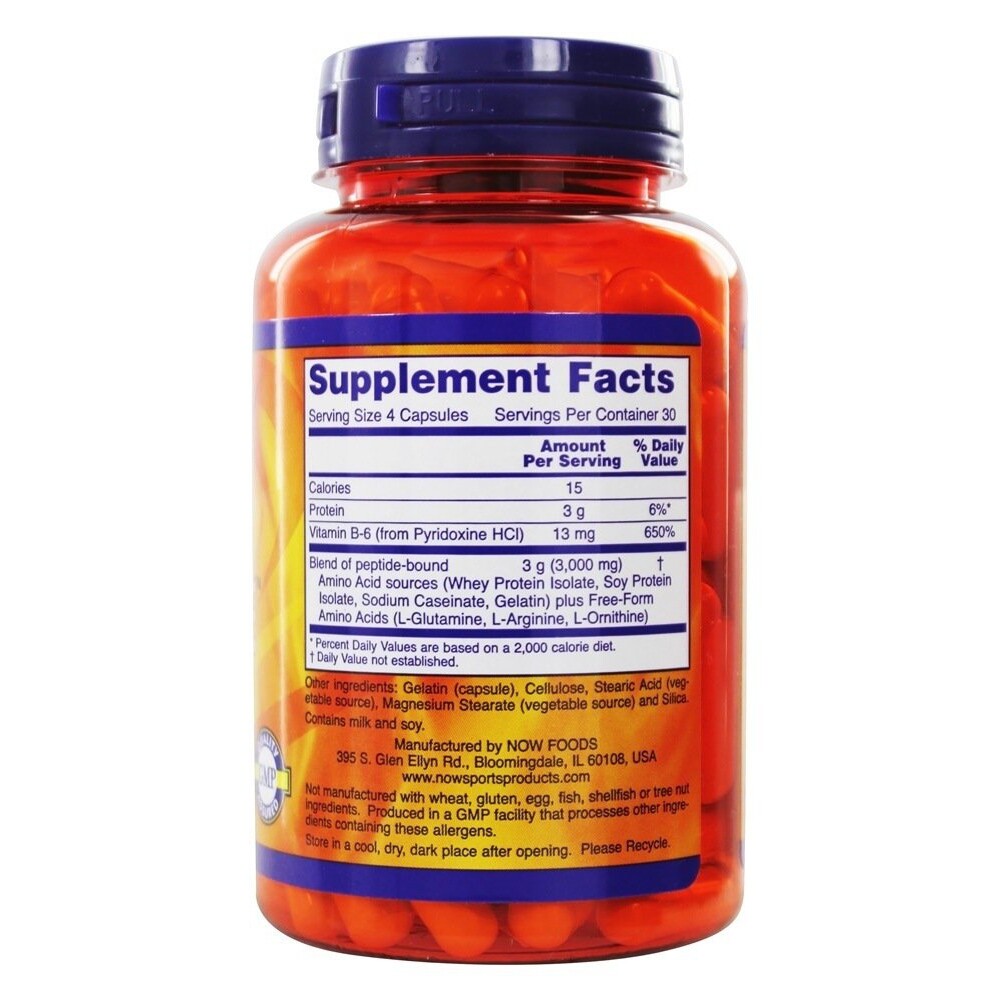 NOW Foods Amino Complete, 120 Capsules