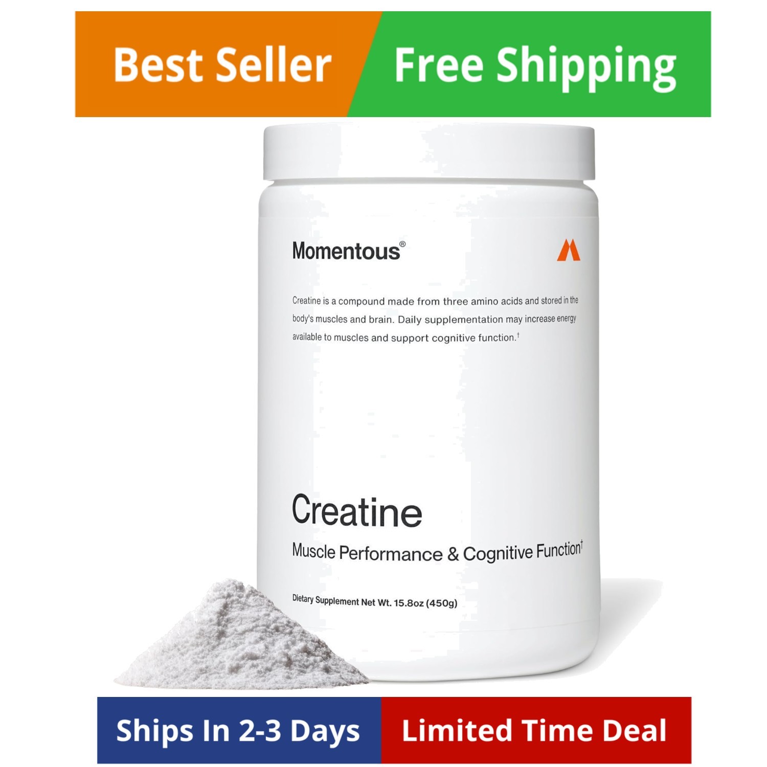 Creatine Monohydrate Powder – Creatine Powder – Supports Strength, Lean Muscl…