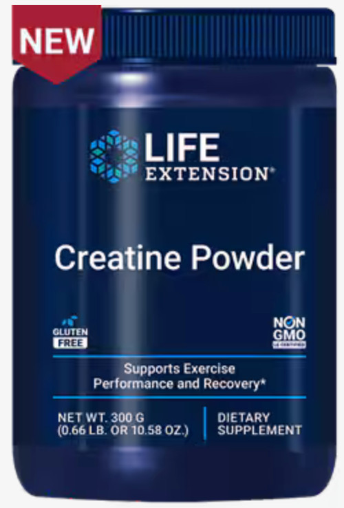 Life Extension Creatine Powder 300 Grams